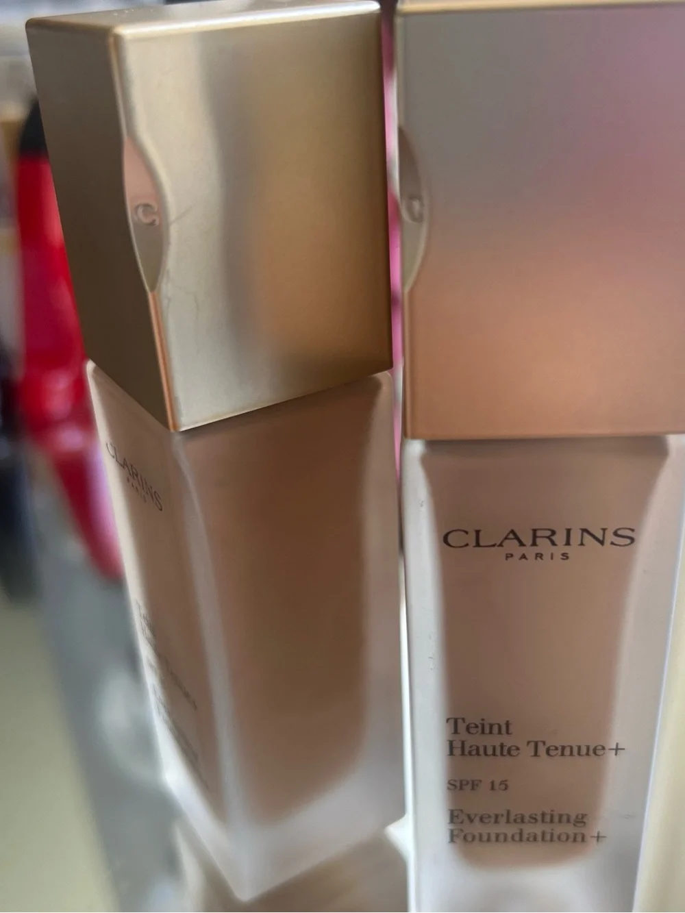 Clarins Everlasting Foundation+ SPF 15 — 112 amber no box